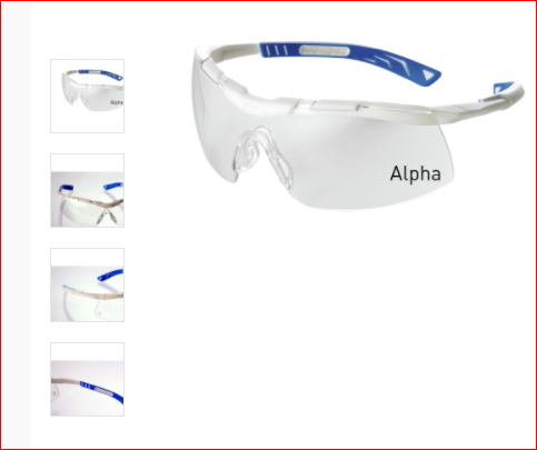 Select Alpha Safety Spectacles