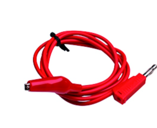 Lead red 320mm 4mm to croc clip